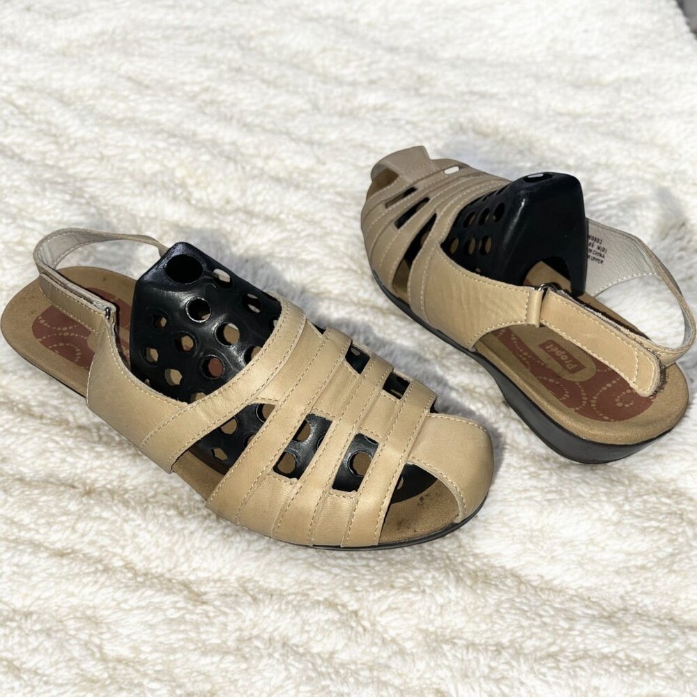 Propet Alisha Women's Leather Supportive Sandals Size‎ 8.5 M(B)